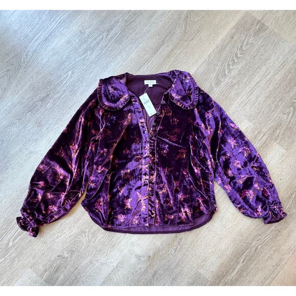 Pilcro by Anthropologie Tops - Pilcro (Anthropologie) Button-Front Blouse - Size XXS